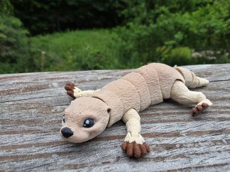 Flexi otter articulated 3D printed river otter toy