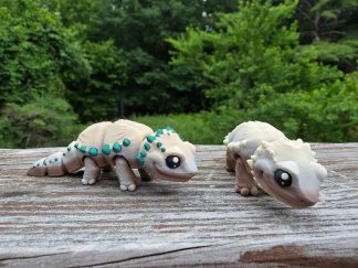 Mini bearded dragon articulated 3D printed flexi toy