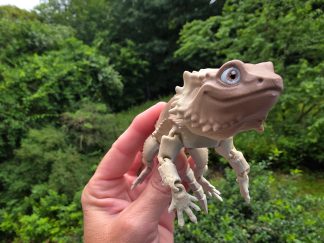 Flexi bearded dragon articulated 3D printed Big Beardie toy