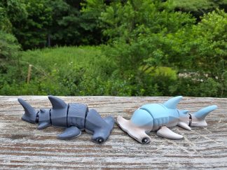 Flexi hammerhead shark articulated 3D printed toy